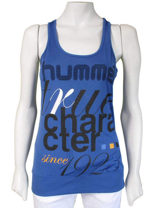 Hummel Women's Athletic Blouse Sleeveless Blue