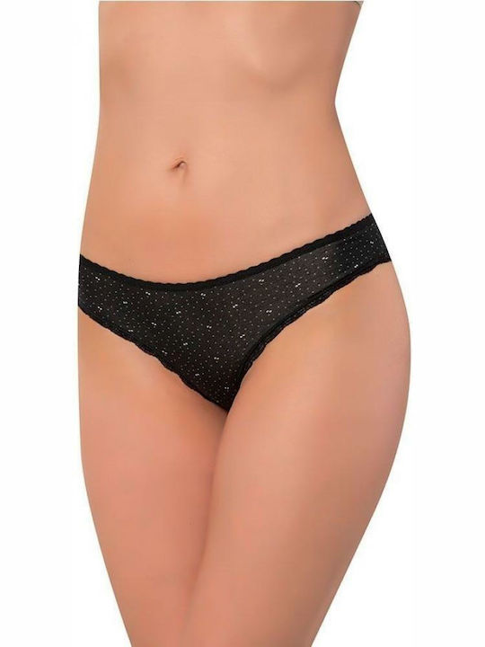 Sexen Bumbac Femeie Alunecare Black