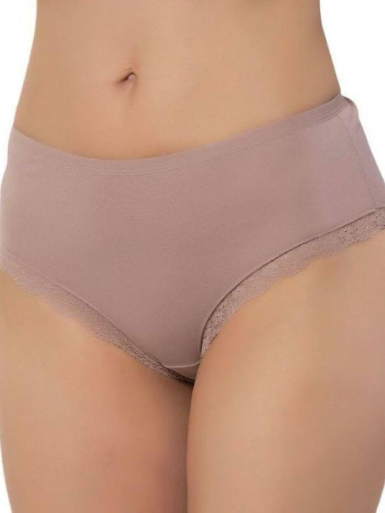 Sexen Висока талия Дамско Слип Pastel Beige