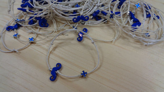 Ambalaz Christening Charm Bracelet Blue 50pcs