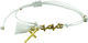 LiebeQueen Christening Charm Bracelet White 50pcs