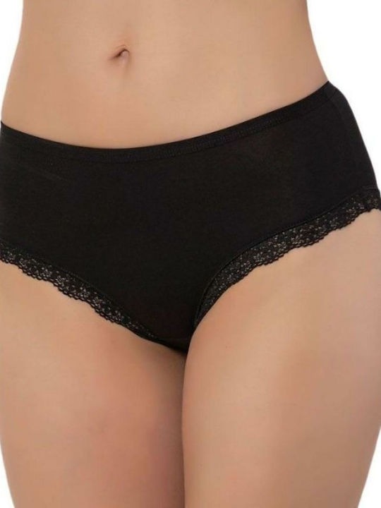 Sexen Висока талия Дамско Слип Black