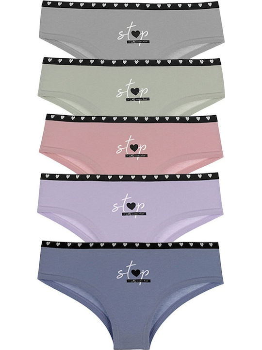 Βαμβακερά Femei Slip MultiPack fără cusături