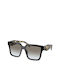 Prada Sonnenbrillen mit Schwarz Rahmen und Gray Verlaufsfarbe Linse PR24ZS 1AB0A7