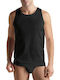 Men's Undershirt Short-sleeved in Black Color