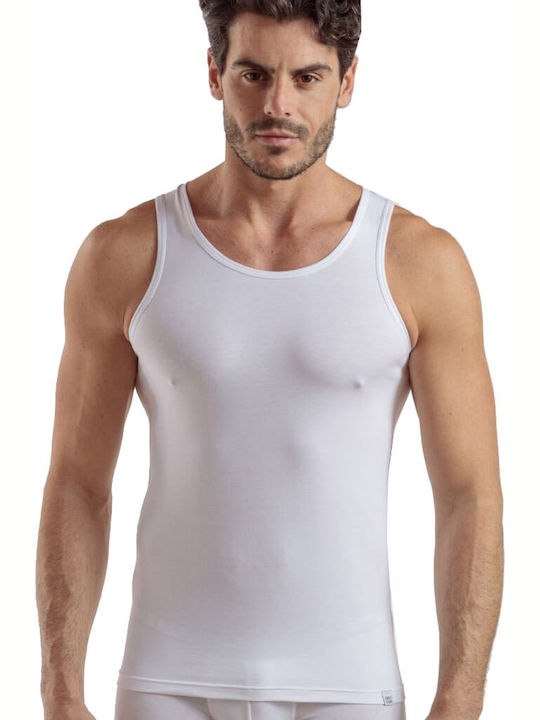 Enrico Coveri Men's Undershirt Sleeveless White