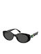 Swarovski Feminini Ochelari de soare cu Negru Cadru și Negru Lentilă SK6002 100187