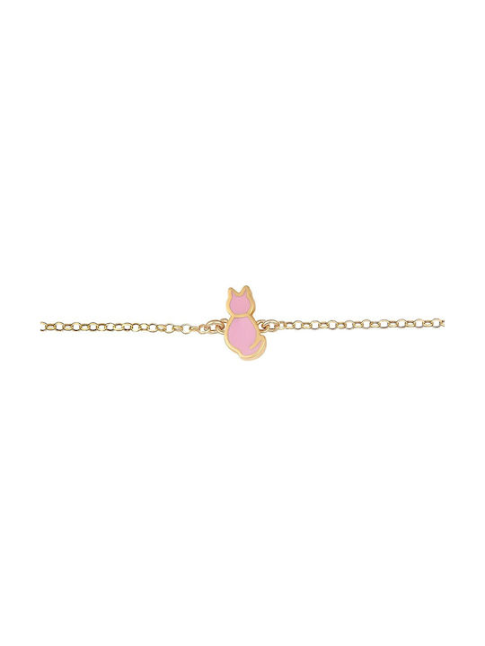 Verorama Kids Gold Plated Silver Bracelet for Girl