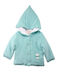 Kids' Casual Jacket with Lining & Hood Turquoise