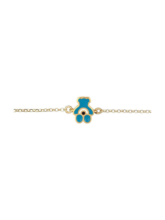 Verorama Kids Gold Plated Silver Bracelet for Girl