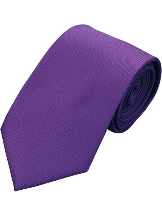 Epic Ties Herren Krawatte Seide Monochrom in Lila Farbe