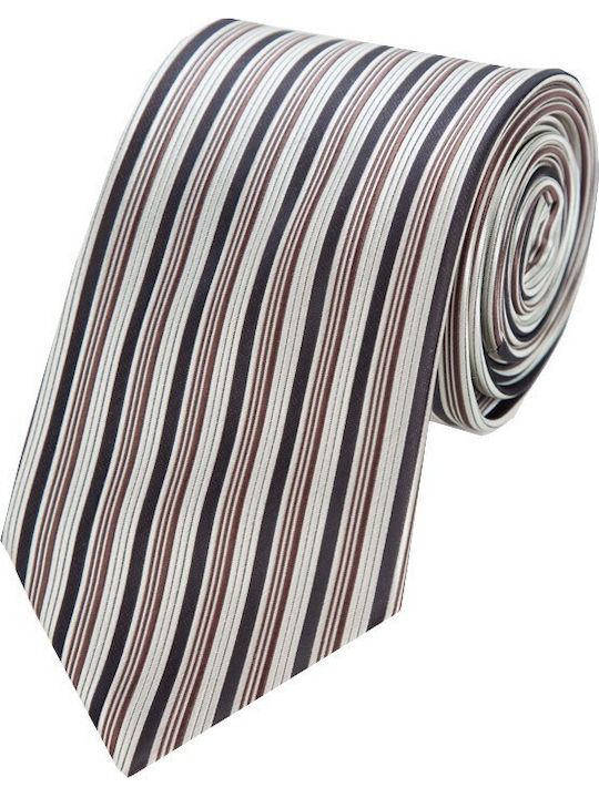 Epic Ties Silk Men's Tie Printed Brown