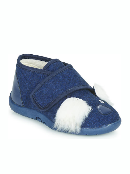 Little Mary Kinderhausschuhe Stiefel Blau