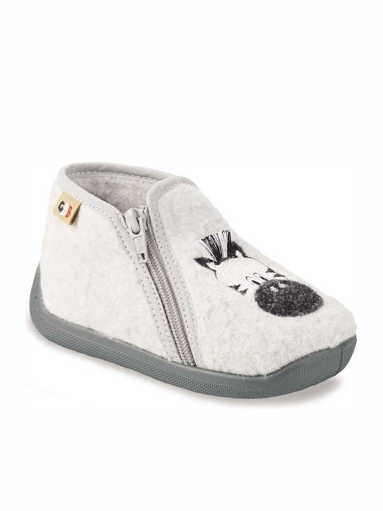 Kinderhausschuhe Stiefel Gray