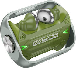 Hoco EW55 In-ear Bluetooth Handsfree Ακουστικά με Θήκη Φόρτισης Πράσινα