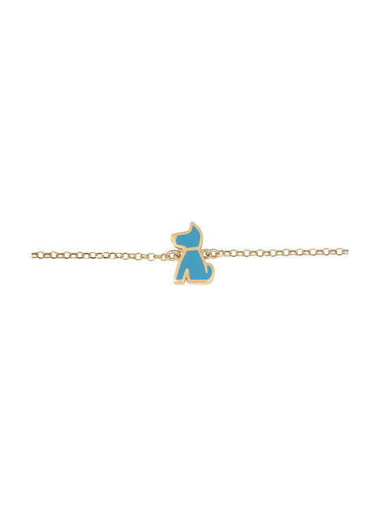 Verorama Kids Gold Plated Silver Bracelet for Girl