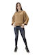 Ale - The Non Usual Casual Women's Blouse Long Sleeve Camel
