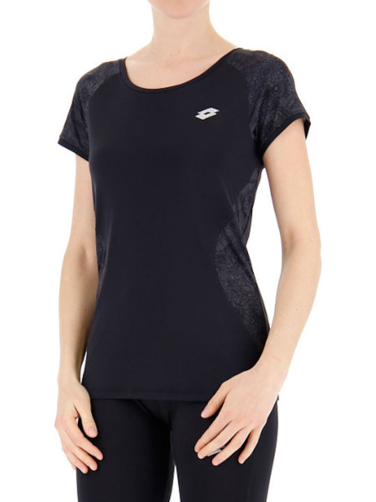 Lotto Damen Sportlich T-shirt Black Grey