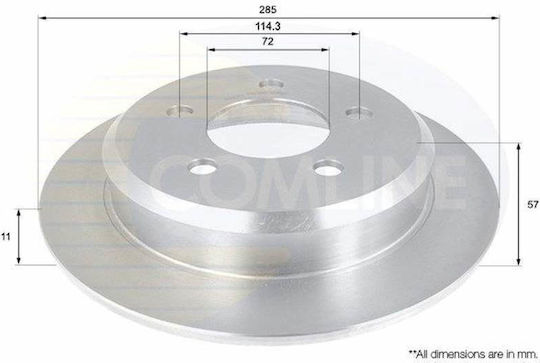 Comline Bremsscheiben für Jeep Cherokee