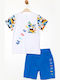 Kids' Set with Shorts Summer 2pcs White
