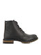 Leather Black Men's Boots