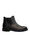 Perlamoda Men's Leather Boots Black