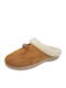 Women's Flat Sandals Anatomic in Tabac Brown Color