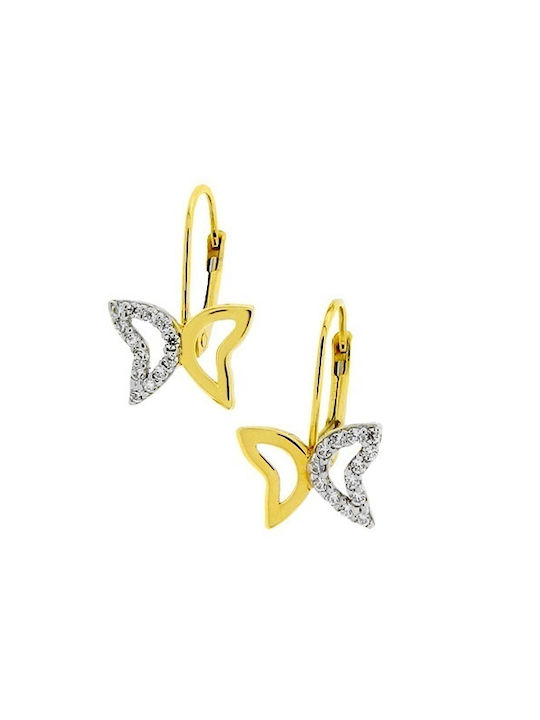 Xrisokosmima Earrings made of Gold 14K