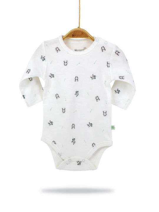 Biorganic Baby Bodysuit Set Ecru