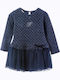 Baby Girl Dress Long Sleeve Tulle Blue