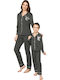 Sexen Kids' Pajamas Winter Cotton Gray