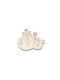 Hanging Snowman Ornament Wooden 7.5cm