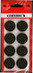 Saratoga 09084001 Square Felts with Sticker 20x20mm 8pcs