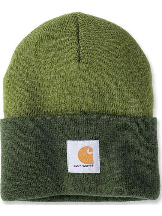 Beanie Unisex Beanie Knitted in Green color