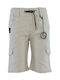 Kinder-Shorts/Bermudas Stoff Beige.