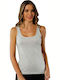 Cu Bretele Light Grey Tricou pentru femei