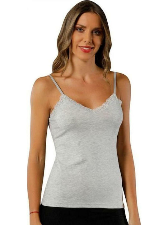 Siyah Inci Cu Bretele Light Grey Tricou pentru ...