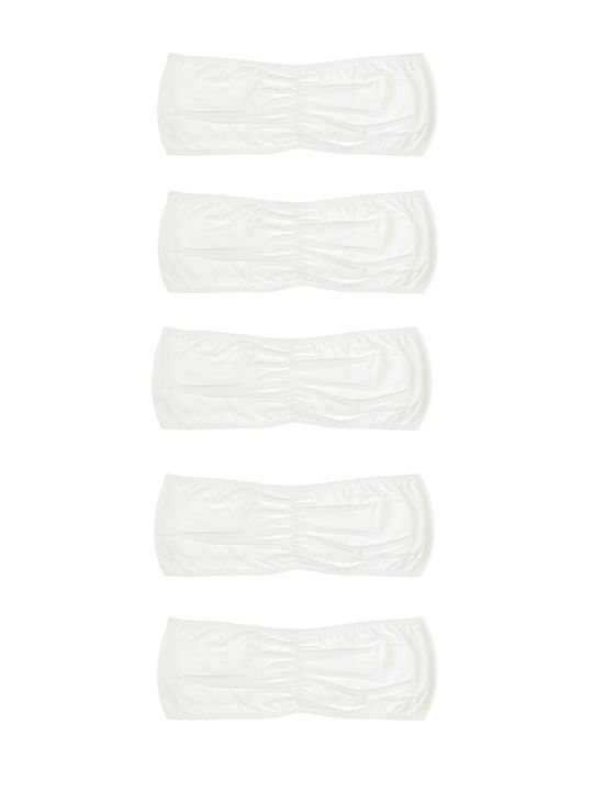 Donella Set of Kids' Bralettes White 5pcs