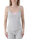 Banana Moon Women's Blouse with Straps Gray