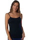 Women's T-Shirt with Spaghetti Strap Dark Blue