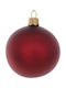 Christmas Ball Ornament Red