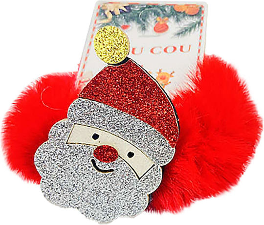 Christmas Accessory with Pattern Santa Claus 6cm.