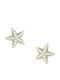 Art d or Earrings made of White Gold with Stones