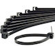 Plastic Cable Ties 150mm x 3.6mm in Black Colour (100 pcs)