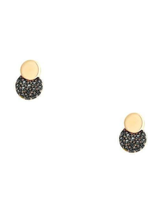 Iris Jewerly Earrings made of Gold 14K with Stones