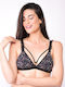 CottonHill Women's Bralette Bra Black