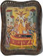 Agion Oros CHaitidis Image Assumption of the Virgin Mary Wooden 17x13cm