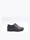 Leder Herren Freizeitschuhe Schwarz