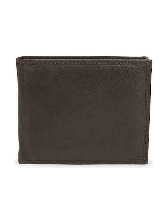 Kypraiosleather Men's Leather Wallet Brown