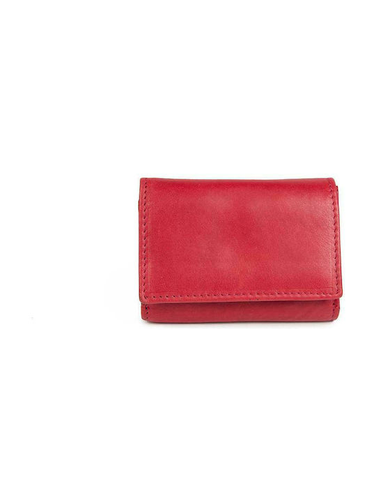 Kypraiosleather Men's Leather Wallet Red